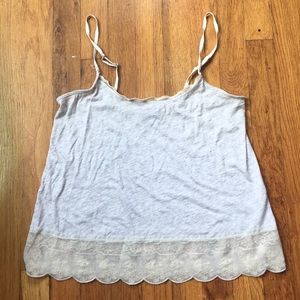 Cute tank with pretty frill